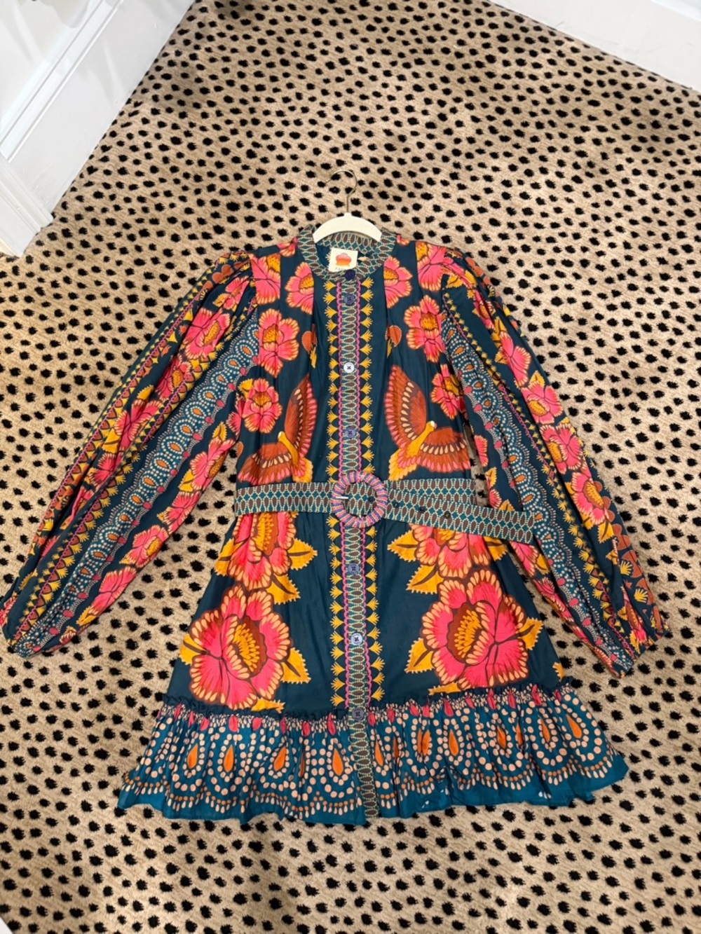 FARM Rio Ainikia belted dress.